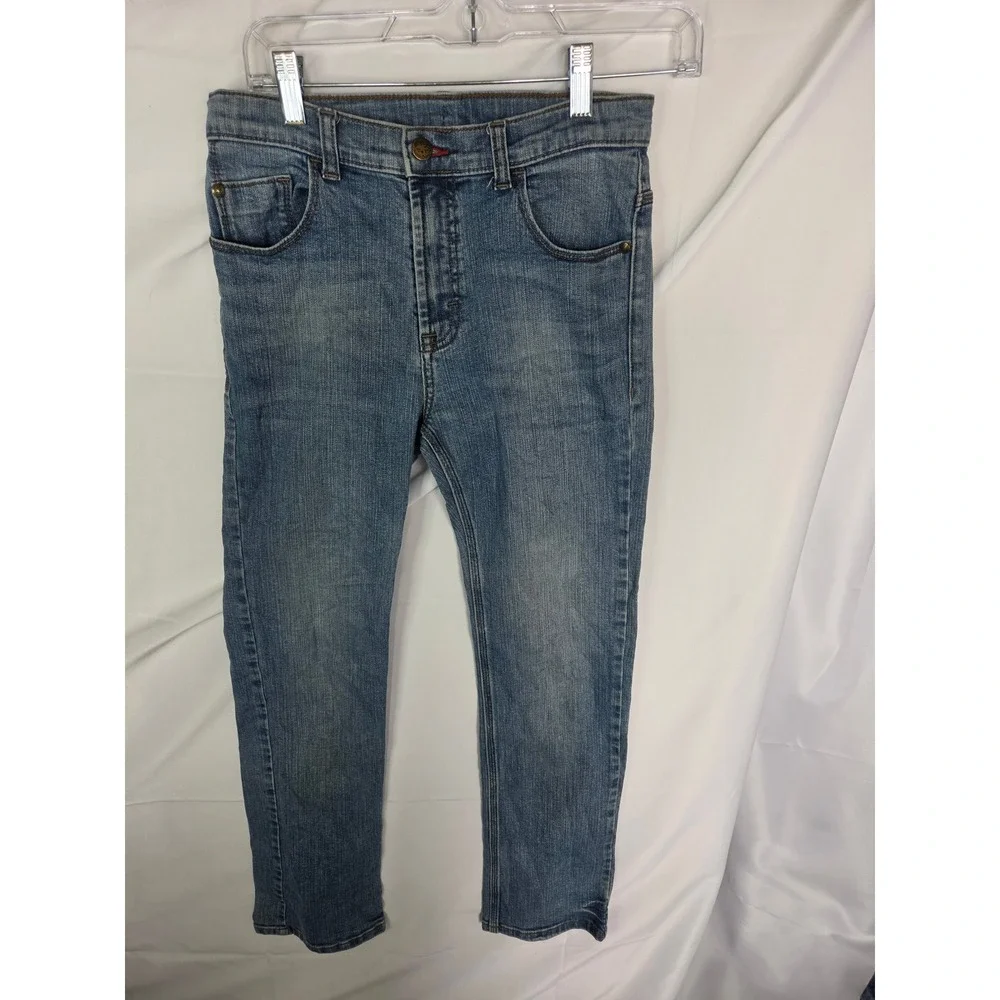 Wrangler WRG Jeans Co Boys Regular Medium Wash Straight Leg Denim Pants